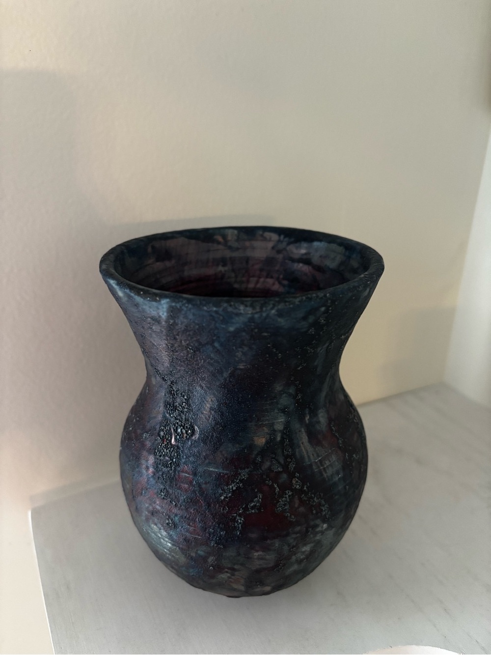 Handcrafted Raku Vase - Picture 7 of 10